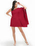 Wine Kaftan Party Dress